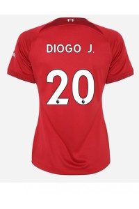 Liverpool Diogo Jota #20 Fotballdrakt Hjemme Klær Dame 2022-23 Korte ermer
